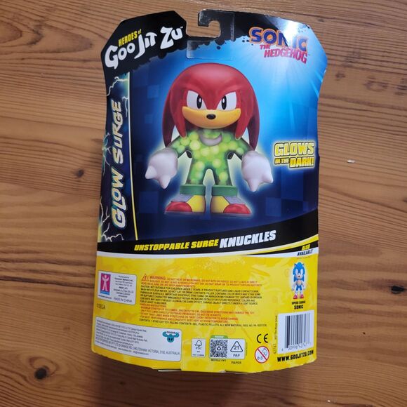 Heroes of Goo Jit Zu Sonic the Hedgehog Glow Surge Unstoppable Surge Knuckles - Picture 3 of 7